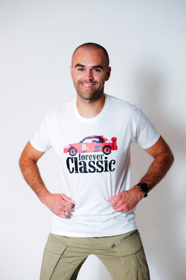 LEGO cotton T-shirt with LEGO-style car design from Forever Classic