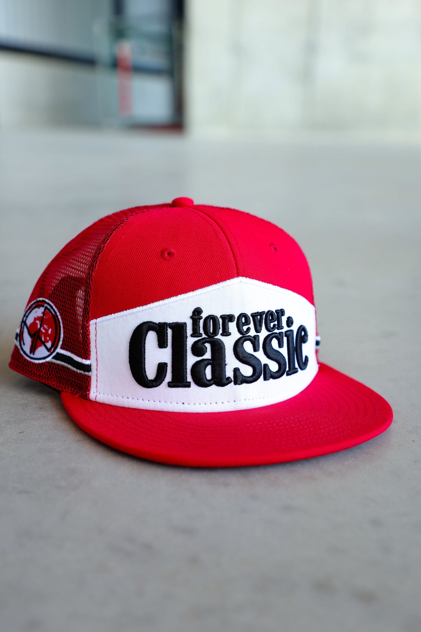 Forever Classic snapback cap with flat brim and adjustable back closure