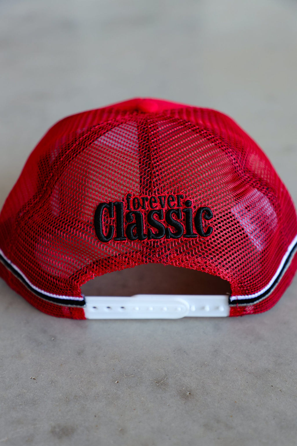 Forever Classic snapback cap with flat brim and adjustable back closure