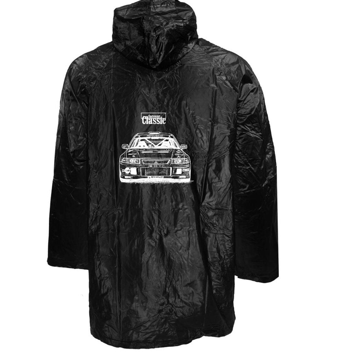 Forever Classic rain jacket with snap buttons, one size, motorsport lifestyle style