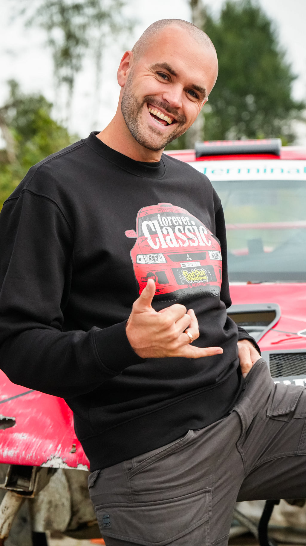 RED EVO SWEATSHIRT