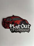 Forever Classic sticker with motorsport rally style design