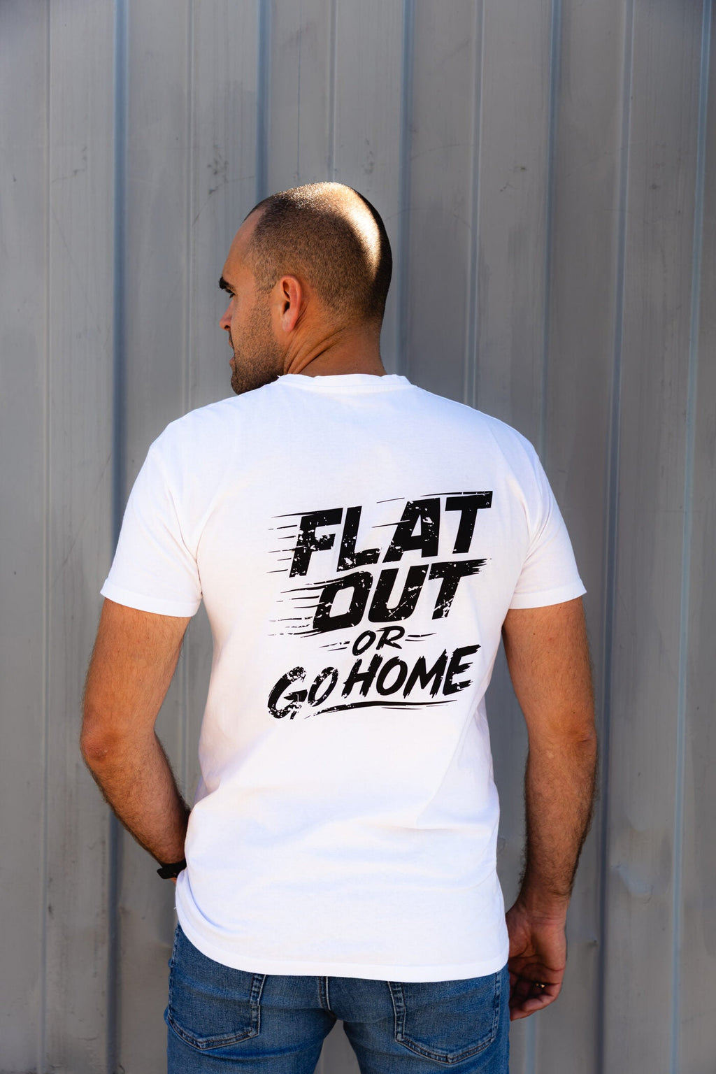 Forever Classic T-shirt with Mitsubishi Evolution rally car design and contrasting motion lines