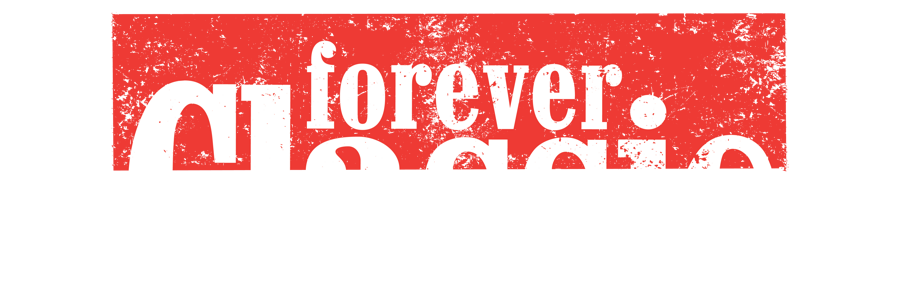 Forever Classic logo on red background